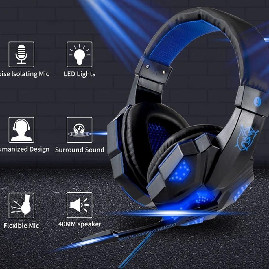 Rx01 X4 Sy830Mv Sy850 G10 V33 Led Headset Game Eahone Headphone Gaming Over Ear Headset Game Full Ba