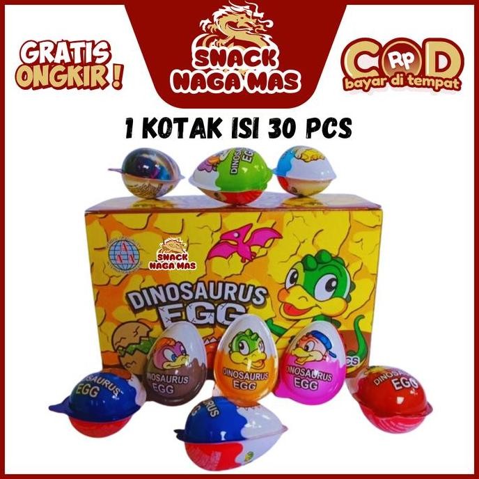 

Produk Baru!! Coklat Telur Dinosaurus Mainan Hadiah Anak - 1 Box Isi 30 Pcs