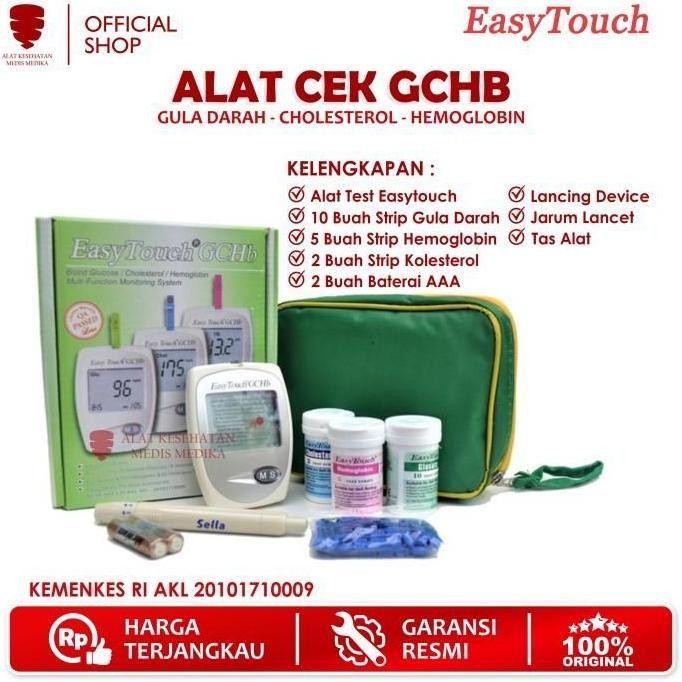 Produk Baru Easy Touch GCHb Glukosa Cholesterol Hemoglobin Alat GCU 3 in 1
