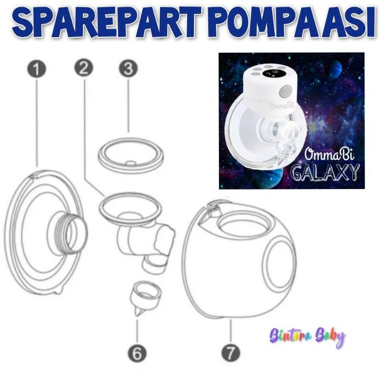 Sparepart Pompa Asi Ommabi Valve Pompa Asi OmmaBi Galaxy Handsfree Wearable Pump / Sparepart Pompa A