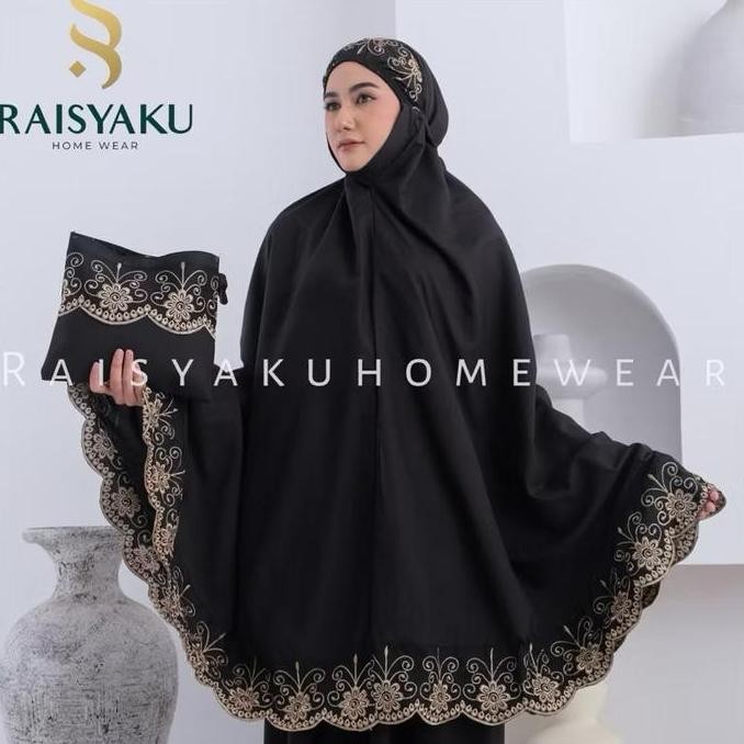 Mukena Dewasa Khadijah Gracella Exclusive Bordir Katun Premium Mewah Cantik  Mukenah Terbaru 2025