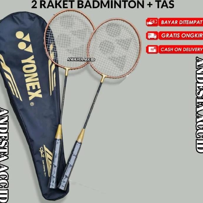 RAKET BADMINTON ANAK CARBONEX 9 PAKET LENGKAP
