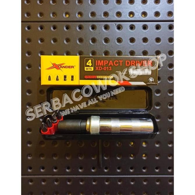 Obeng Ketok Putar Set 5 Pcs Vessel Impact Screwdriver Set Box Besi [terbaik]