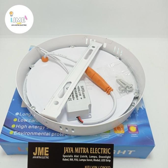 Lampu Downlight Led Panel Outbow Bulat 12 Watt/Panel Outbow 12 Watt