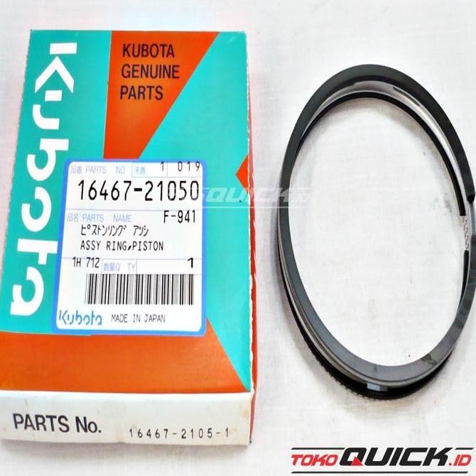 Piston Ring Assy , SPARE PART MESIN DIESEL KUBOTA