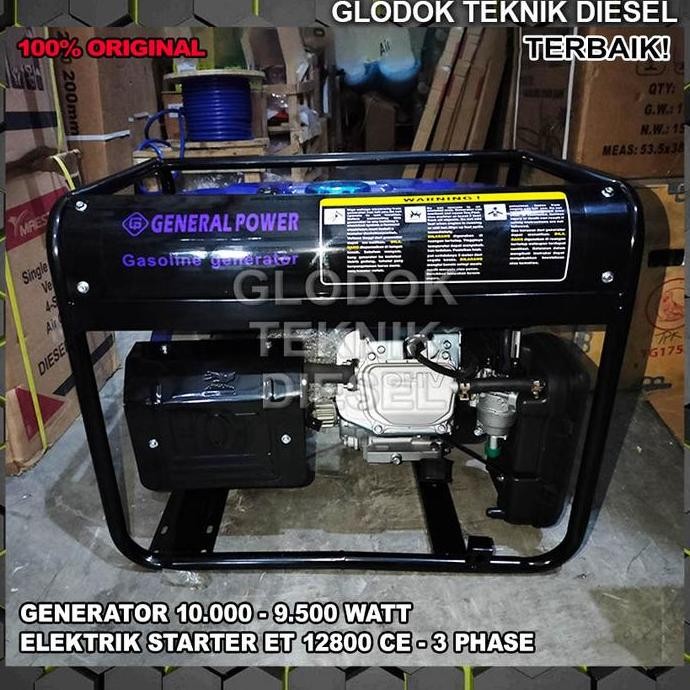 Genset Generator Bensin 10000 9500 Watt Et12800Ce Et 12800 Ce 3 Phase