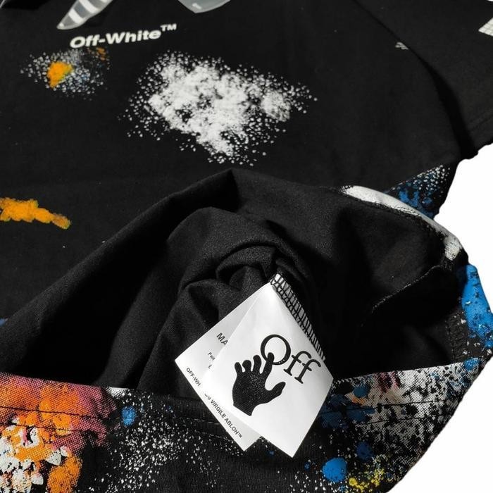 T-Shirt Off White Galaxy Kaos Off White Pria