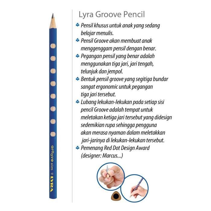 

Sp Pensil Groove Graphite Lyra Pencil B Alat Tulis Senang