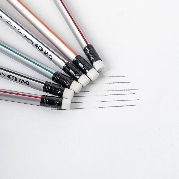 

Sp M&G Pencil Triangle With Eraser 2B | Hb