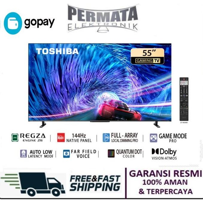 TOSHIBA TV 55Z670MP 4K GAMING TV 55" 144Hz