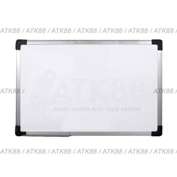 

TERLARIS - Papan Tulis Magnetik ATK 88 / Whiteboard 60 x 80 Magnetic