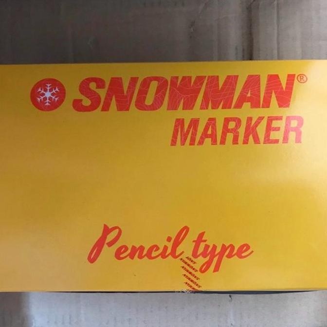 

spidol kecil snowman marker - pencil type