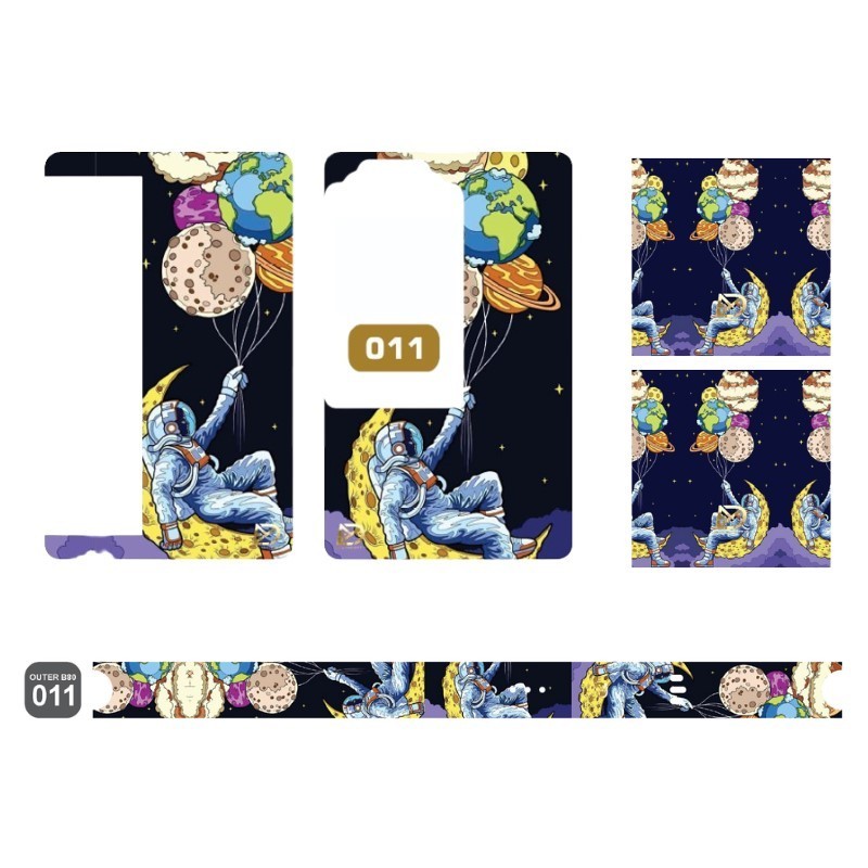 

Premium Cut - Resikoid Fs Stiker Label B80 Cutting Logo Emblem 11 Garskin Stiker / Case Custom Terlaris 2PCS/ Fullbody