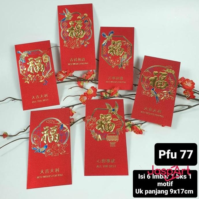 

Buruan beli] Angpao Imlek Fu Panjang Angpao Keluaran Tahun Naga 2024