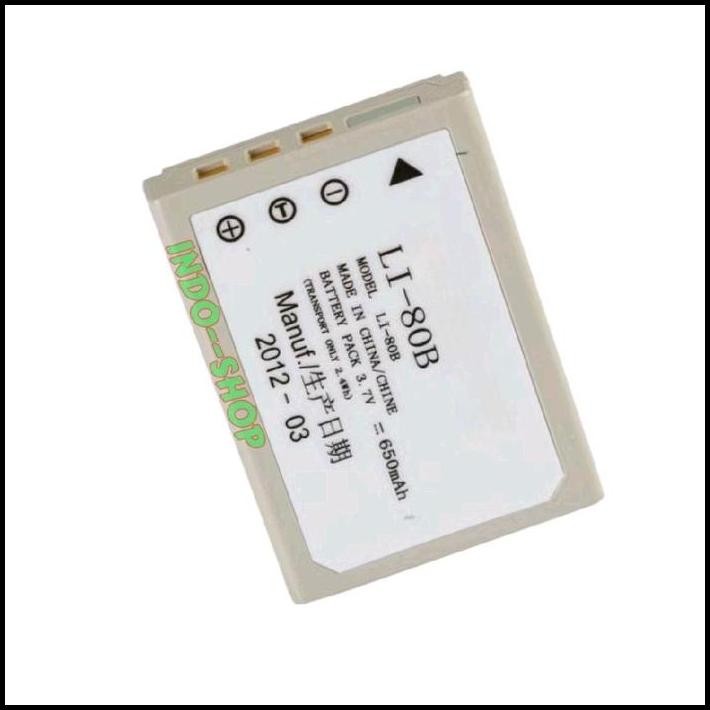 Ready Battery Kamera Batre For Olympus Baterai Camera Li-80B Batrei 80C T100 T110 LI80C Batere T 100