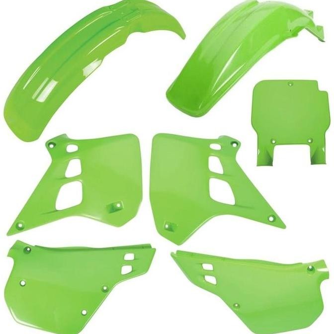 TERBARU - Body Set Motor Trail Plastik Standar KX125 90-91 POLISPORT 91335