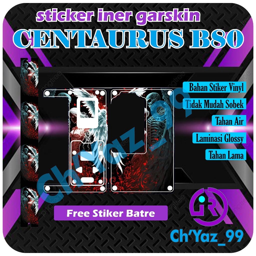 

Premium Cut - Chyaz99 B80 Iner Glossy Laminasi 13 Garskin Stiker / Case Custom Terlaris 2PCS/ Fullbody