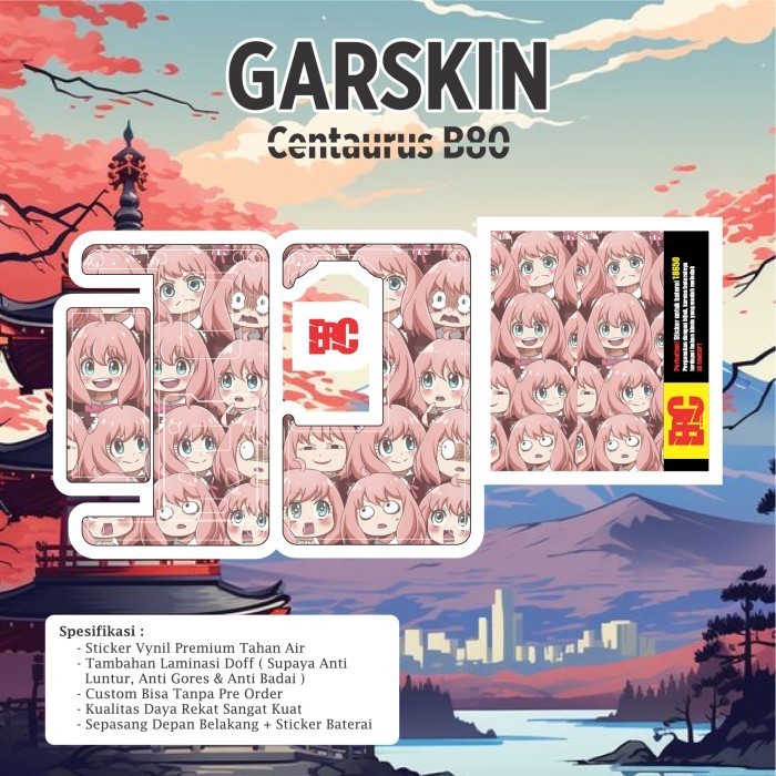 

Premium Cut - Inner Centa B80 Terbaru By Ultimate 07 Garskin Stiker / Case Custom Terlaris 2PCS/ Fullbody