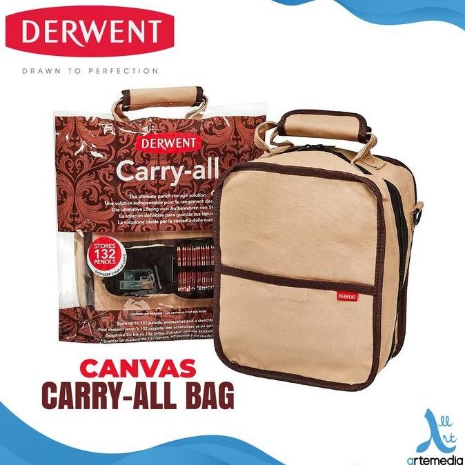 

BEBAS ONGKIR - Derwent Carry All Bag - Pencil Bag, Tas Pensil