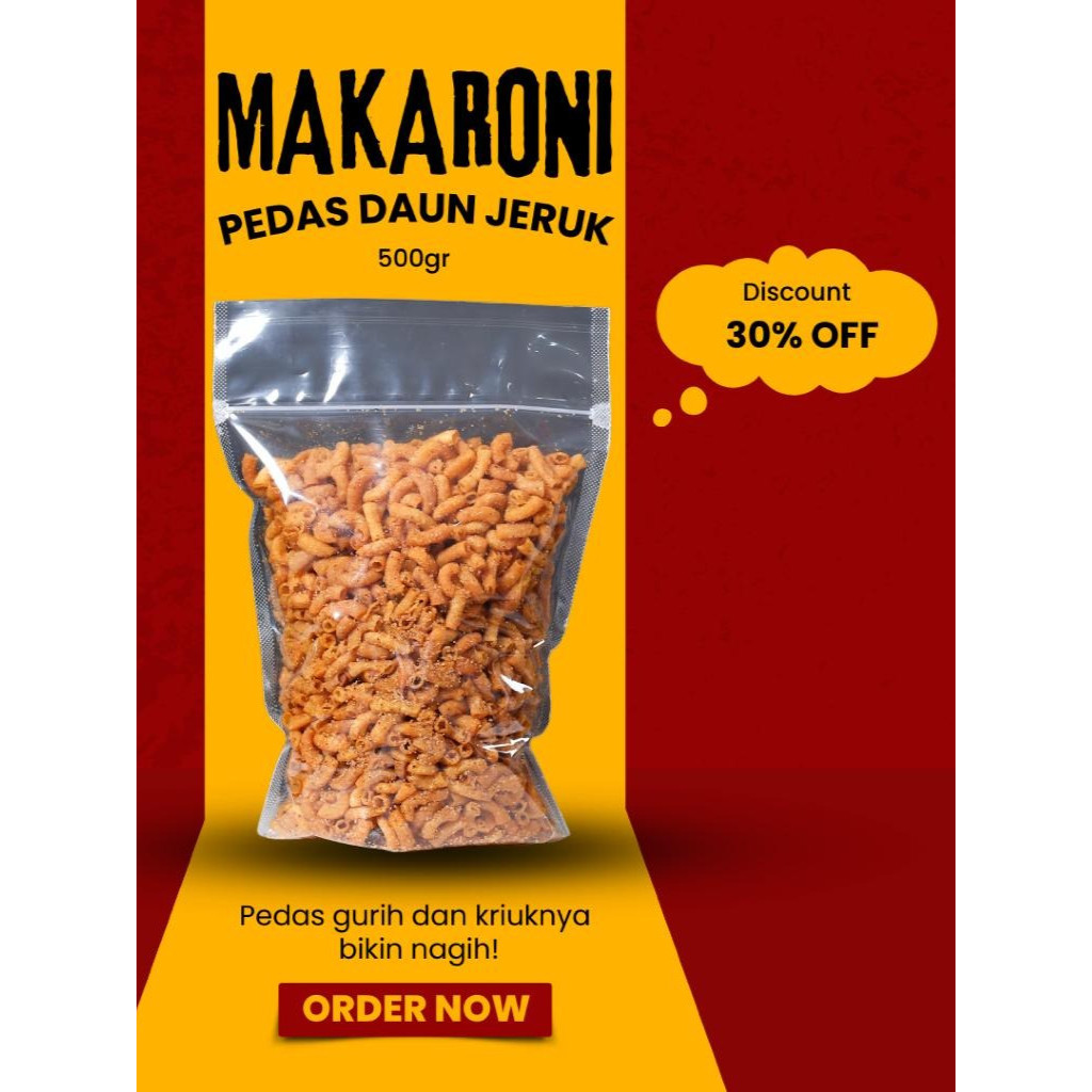 

Makaroni Renyah by Yuno Snack 500gr