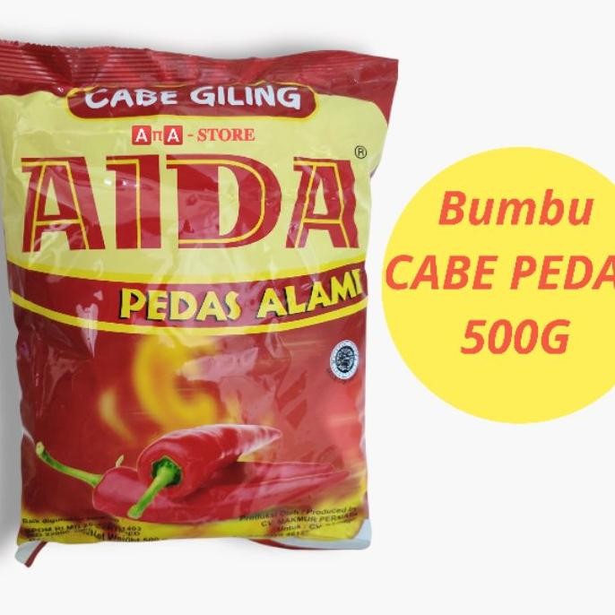 Aida Bumbu Cabe Giling Cabe Bubuk Pedas Gr