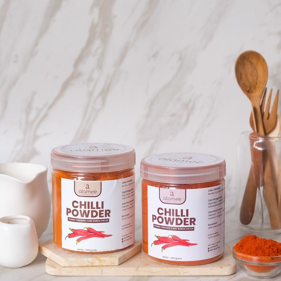 

Alamee Bubuk Cabe Halus Chilli Powder Chili Cabai Rempah Murni Bumbu Dapur Organik 250Gr