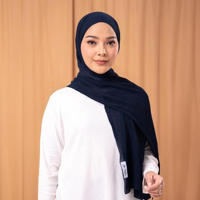 Baru ZM Zaskia Mecca Kyomi Pashmina Instant Plisket Hijab Modern