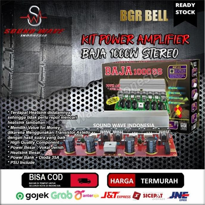 Promo KIT POWER AMPLIFIER BAJA 1000W STEREO COD