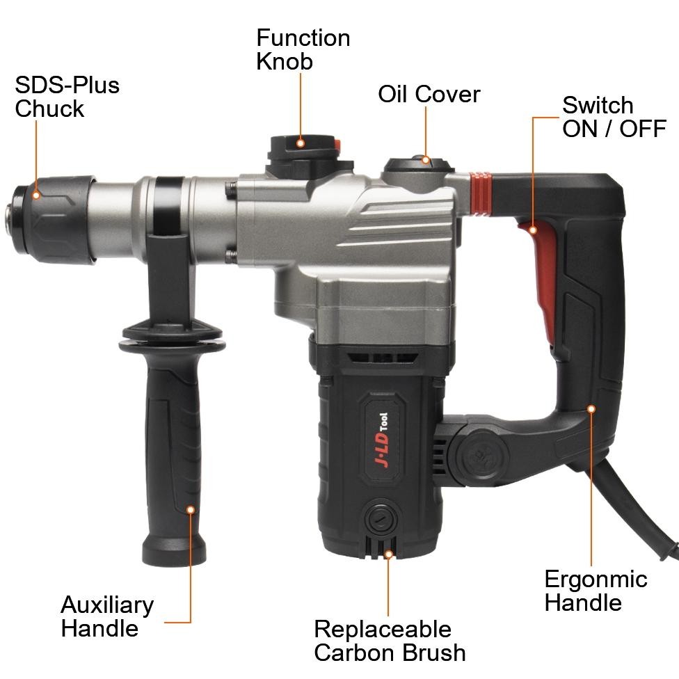 Jld Mesin Jack Hammer Drill Rotary Hammer Drill Mesin Bor Beton Listrik Electric Hammer Bor Tembok R