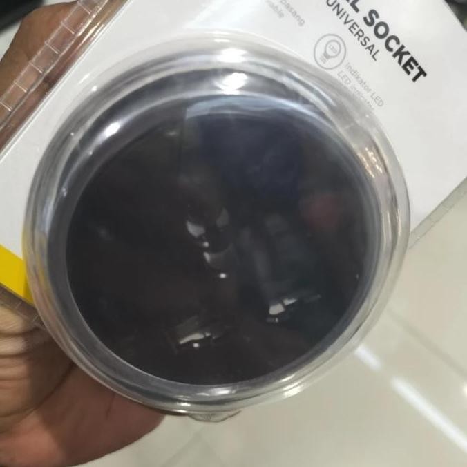 Krisbow Stop Kontak Universal Round - Hitam Terbaru