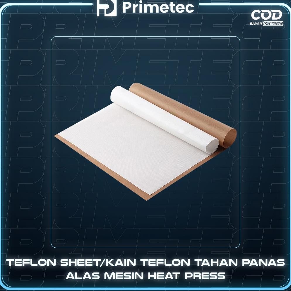

Readyy!! Teflon Sheet / Kain Teflon Tahan Panas Serbaguna / Alas Mesin Press