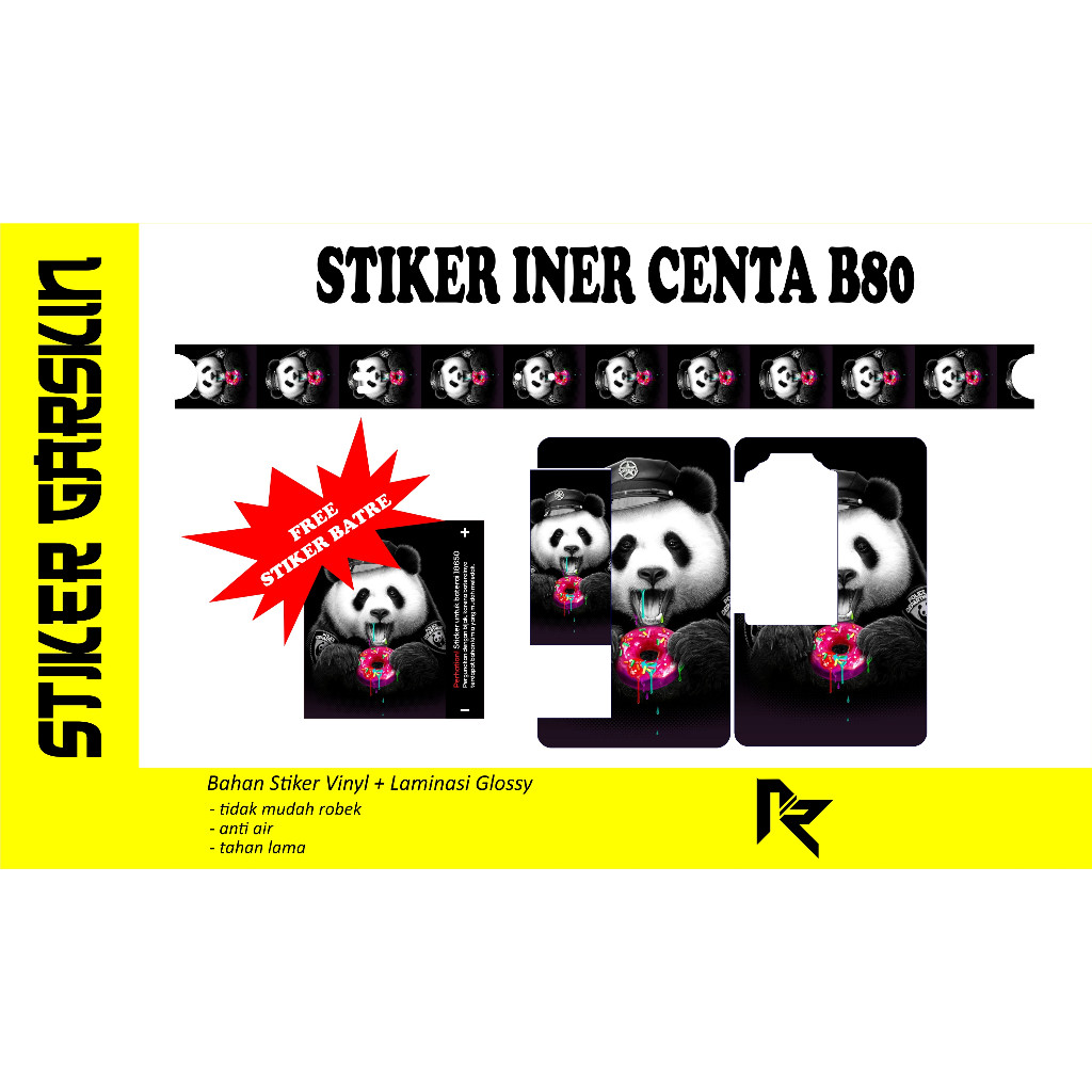 

Premium Cut - Stiker Centa B80 X Garskin Stiker / Case Custom Terlaris 2PCS/ Fullbody