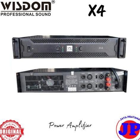 Promo Wisdom X4 Power Amplifier Original Garansi Resmi COD