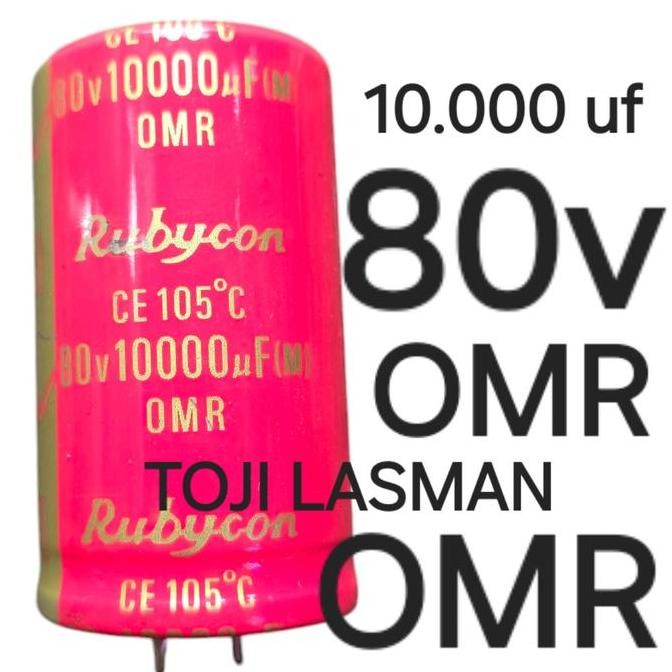 ( 10.000 UF 80V )    80V10000UF (M) 10000 80 V VOLT 10000UF 10.000UF ODR OMR  RUBYCON RUBICON ELKO E