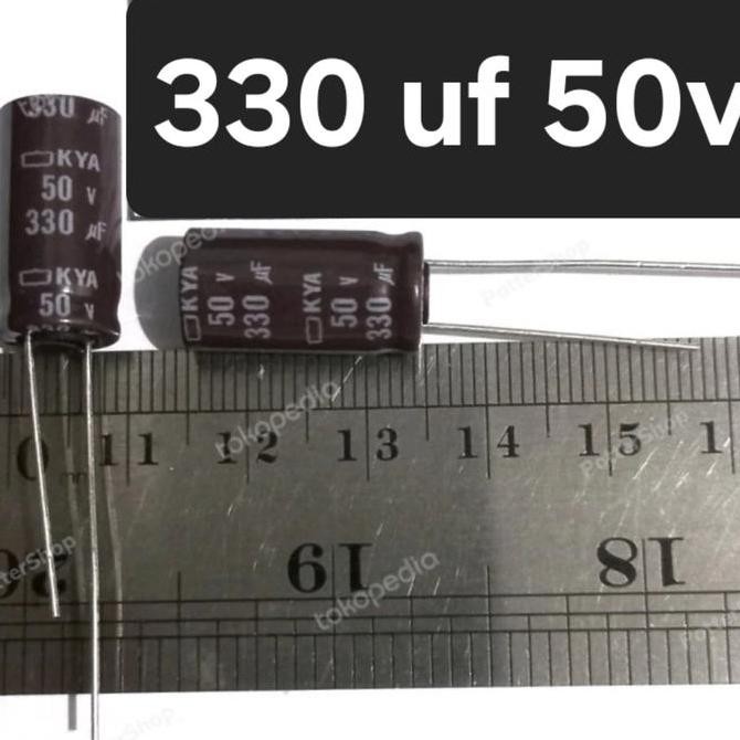 ( 330 UF 50V ) ELKO ELCO 330 UF MIKRO MF 330UF 330MIKRO 330MF 50 V TV