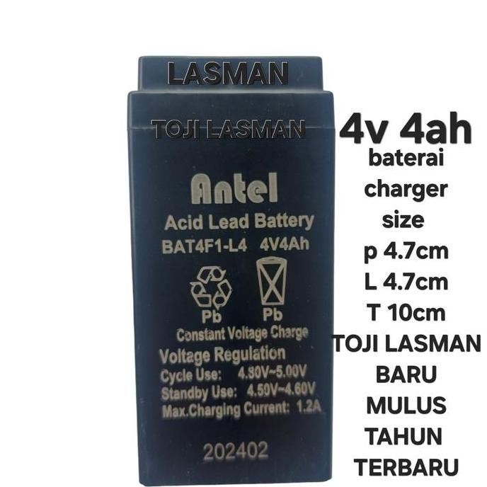 AKI ACCU 4V 4AH 4 VOLT V 4A 4000MAH 4 4000 MAH