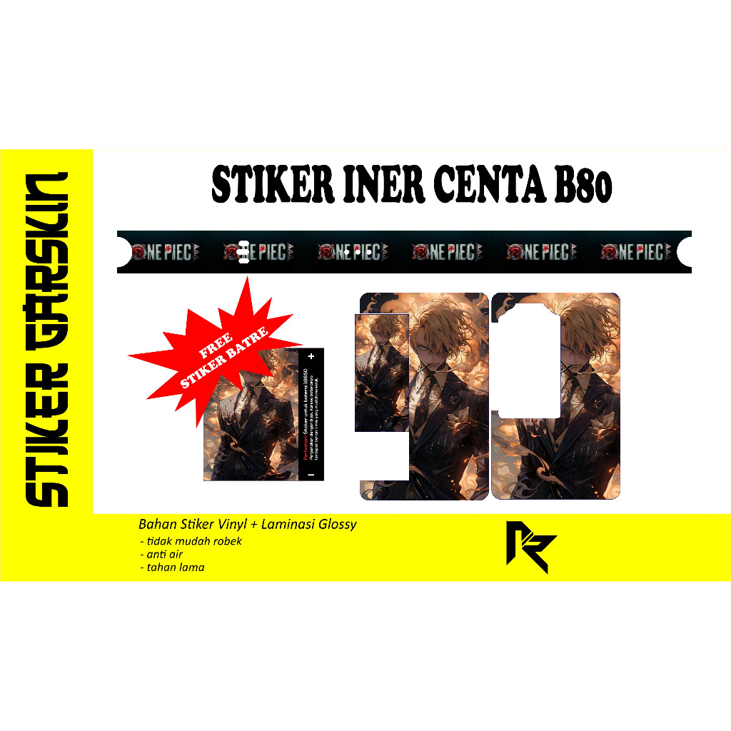 

Premium Cut - Stiker Centa B80 T Garskin Stiker / Case Custom Terlaris 2PCS/ Fullbody