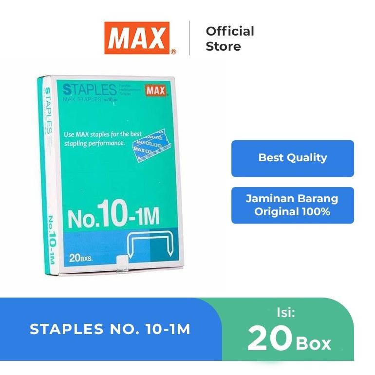 

Readyy!! MAX Isi ulang/refill 10-1M (PACK) isi Stapler Staples Jegrekan Hekter HD10