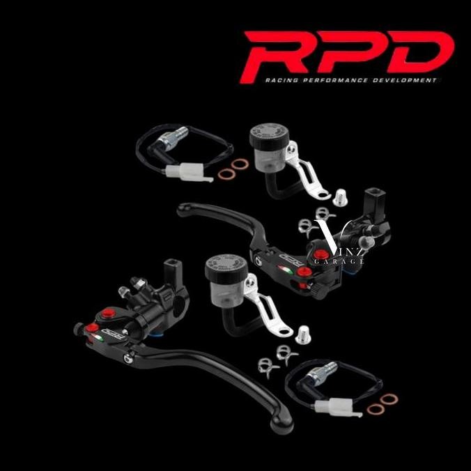 Master Rem RPD 17 Mm 15 Mm Merah // Master Rem RPD Set Kanan Kiri Hitam Merah // Master Rem RPD Xmax