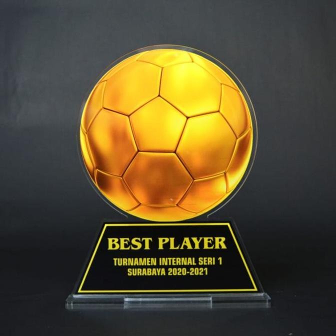 Baru Plakat Akrilik Custom/Piala Sepakbola/Football/Futsal/PES
