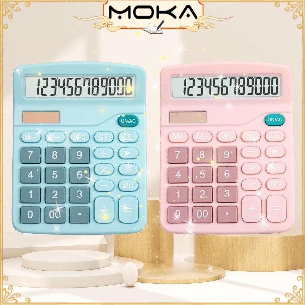 

Readyy!! MOKA KALKULATOR 12 DIGIT DUAL POWER BISA PAKAI CAHAYA MATAHARI / KALKULATOR 12 DIGIT 2 POWER MKPP02