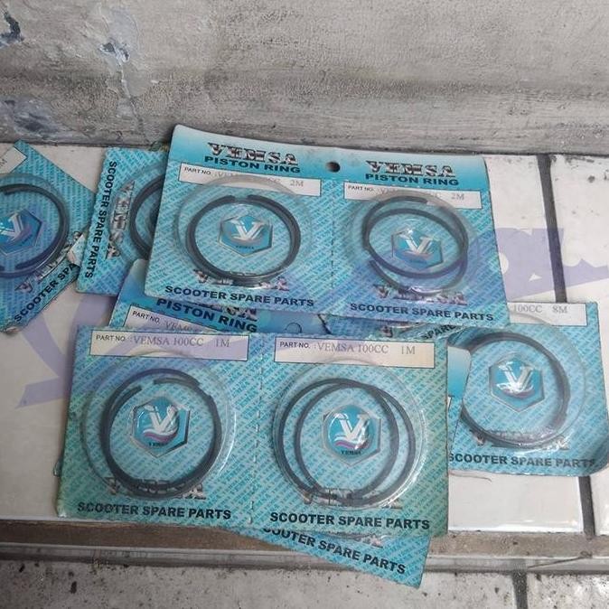 ring seher Vespa pts sepecial 100cc 1m 2m 3m 4m 5m 6m 7m 8m 9m new old stock