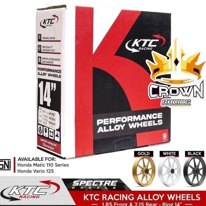 VELG KTC RACING SPECTRE MIO KARBU / FINO / SOUL / MIO J GT / XRIDE MOTOR MOTORCYCLE