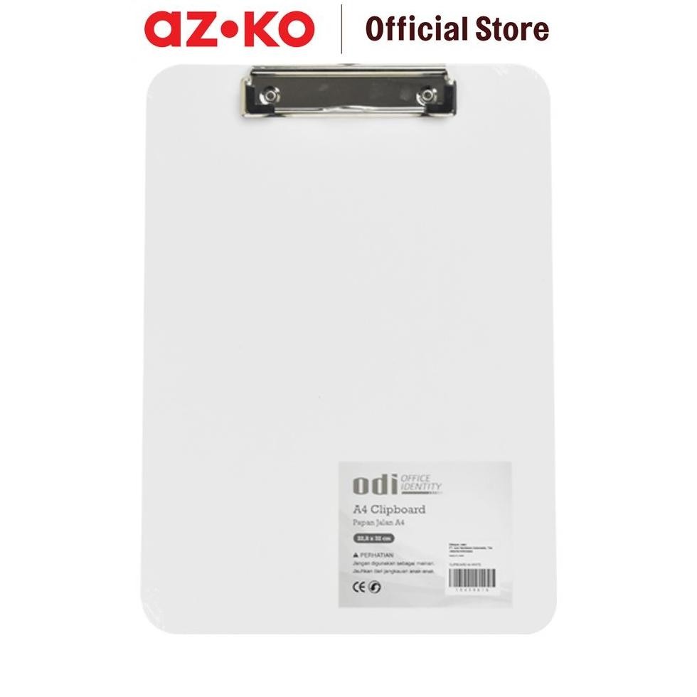 

Readyy!! AZKO Odi Papan Clipboard A4 - Putih Papan Jalan Ujian Board Tatakan Kertas Perlengkapan Kantor Dan Sekolah