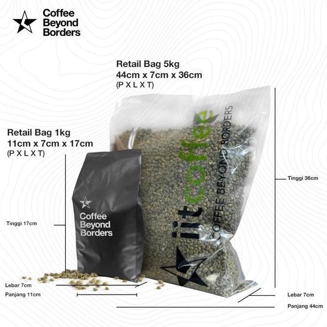 

Arabica Green Beans - Indonesia Leuser Hybrid Wet Hulled #Gratisongkir