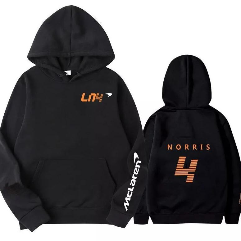 DR161>> Jaket Hoodie Pembalap F1 LANDO NORRIS McLaren Pria Wanita Custom Distro Tebal