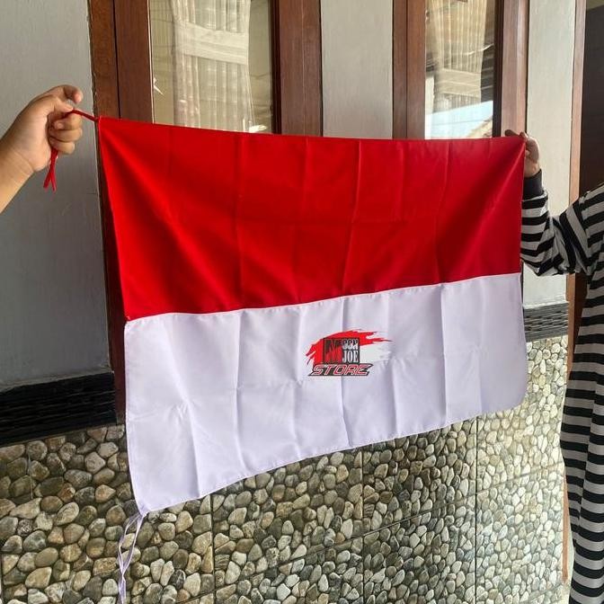 New Bendera Merah Putih Katun Drill 90 x 60 Super Premium Kain Tebal