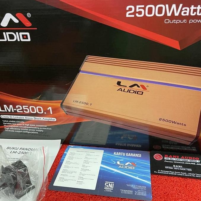 Power Monoblock LM AUDIO LM-2500.1 Class D