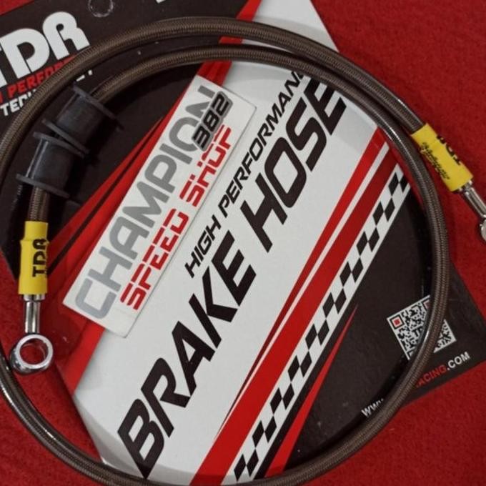 Selang Rem TDR Racing 35 inch Black Carbon Beat Vario 110 Spacy Karbu