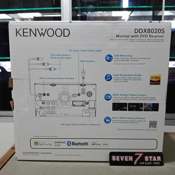 Head unit kenwood ddx8020s - double din kenwood ddx 8020s - DDX8020 S